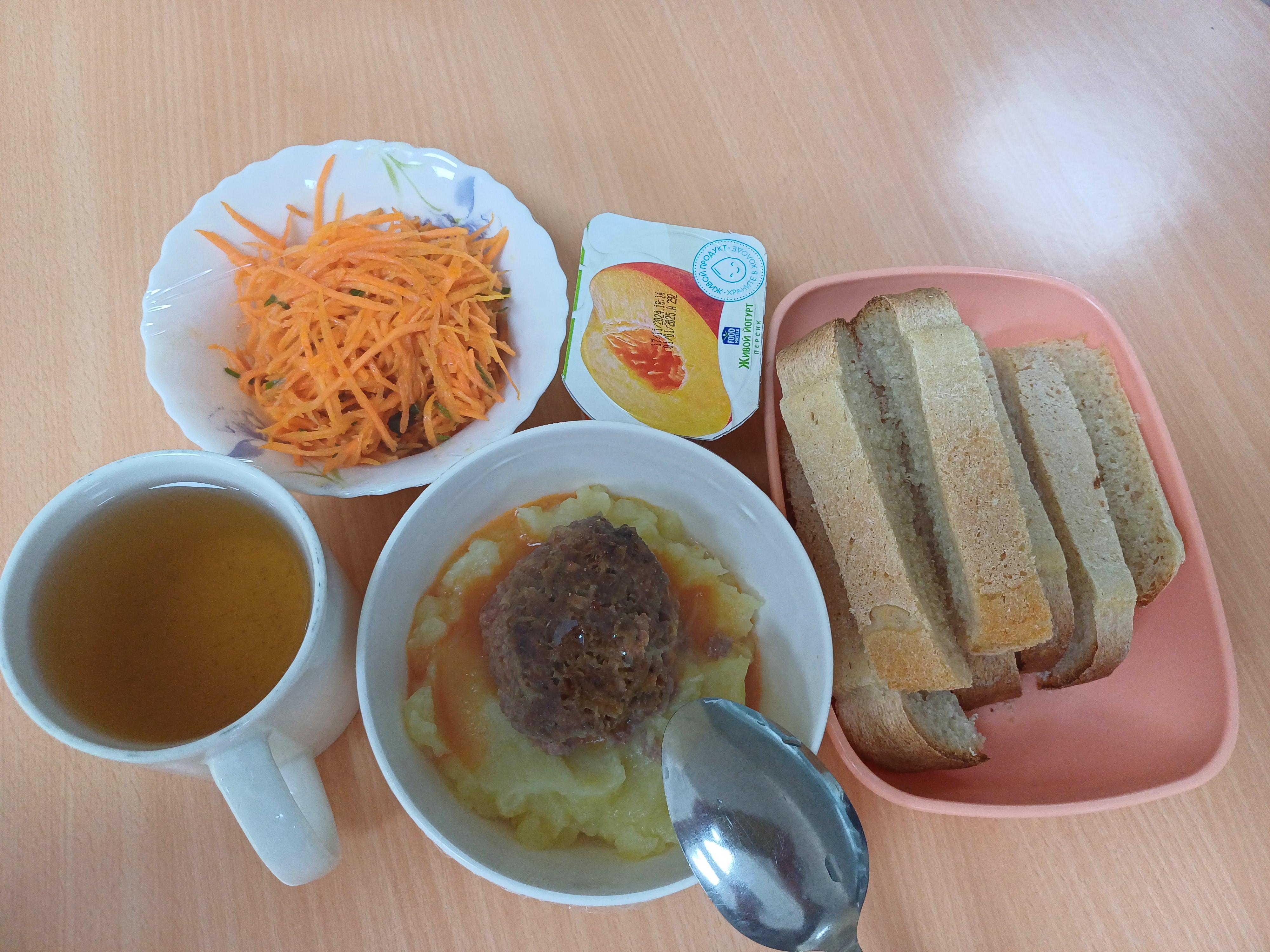 Меню зима-весна 1 неделя 2 день/Қыс-көктем маусымының ас мәзірі. 1-апта. 2-күн